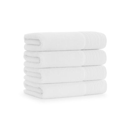 Aston & Arden Anatolian Turkish Hand Towel 18x32 White (4/Pack) (P-HT-T-1832-WH)