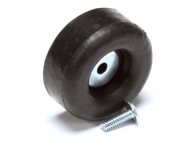 Hatco 05.30.064.00 2 1/2" Dia Rubber Foot W/Wash (HT05-30-064-00)