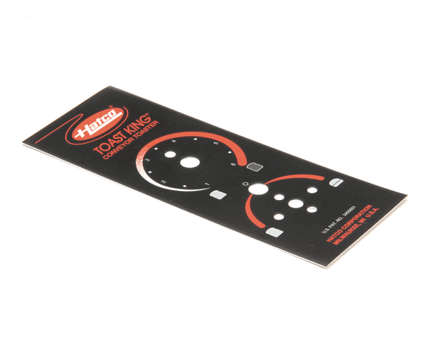 Hatco 07.01.217.00 Control Plate,Tk,Toast & Buns (HT07-01-217-00)