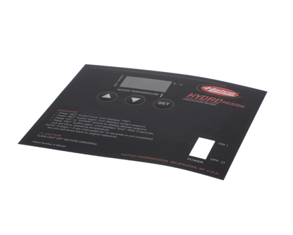 Hatco 07.03.422.00 Control Decal,Hh2 (HT07-03-422-00)