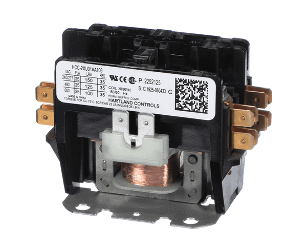 Heatcraft 2252125 Contactor Open 25/35 Amp 2 Pole 220V (HTCR2252125)