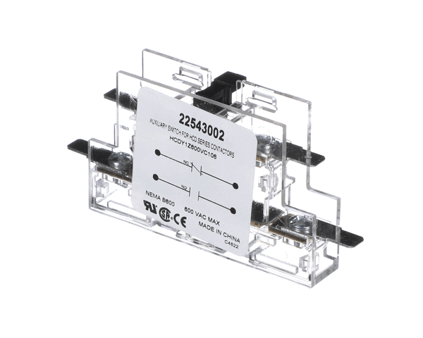 Heatcraft 22543002 Contactor Aux Switch For 50-90A Hartland (HTCR22543002)
