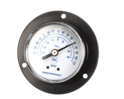 Hussmann 0469138 Thermometer 2 Dial Blk (HUS0469138)