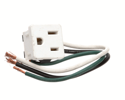 Hussmann 125010443 (E)Recpt Snap-In Wht 1374-1W (HUS125010443)