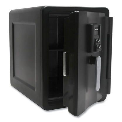 Honeywell Fire and Waterproof Safe with Digital Lock, 11.8 x 16.7 x 15.6, 0.7 cu ft, Black (HWL2901)