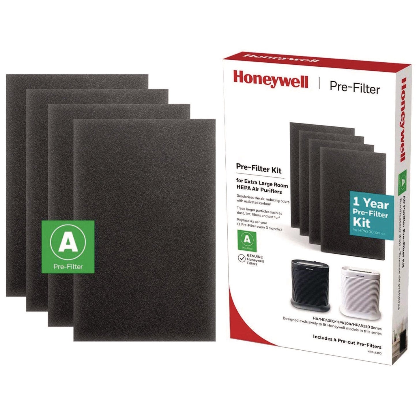 Honeywell HEPA Air Purifier Filter, 2 (HWLHRFR2)