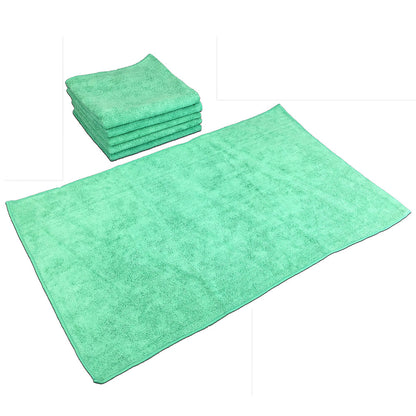 Hospeco® Microfiber Cloth 16x27 300 GSM Tri-Fold Green, 12/Pack (HOSMFC3001627GN)