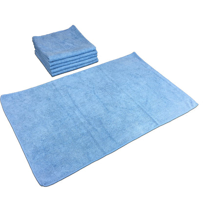 Hospeco® Microfiber Cloth 16x27 300 GSM Tri-Fold Blue, 12/Pack (HOSMFC3001627BL)