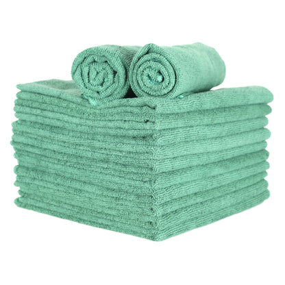 Hospeco® Microfiber Cloth 16x27 300 GSM Tri-Fold Green, 12/Pack (HOSMFC3001627GN)