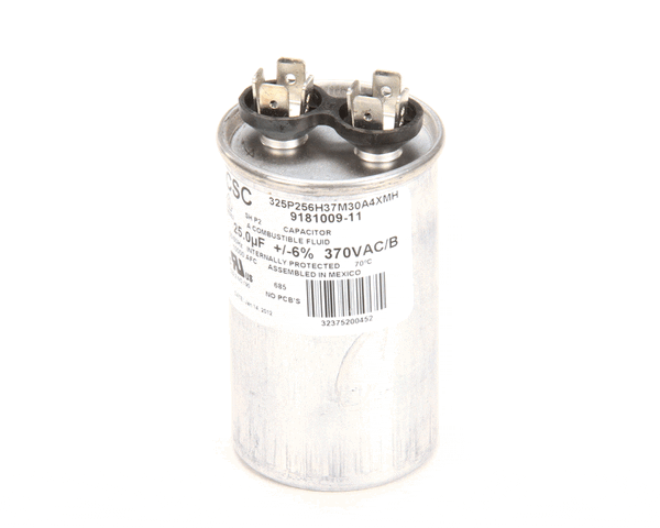Ice O Matic 9181009-11 Capacitor Run 25Mfd 370V (ICE9181009-11)