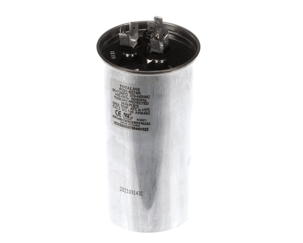 International Comfort Pro ICP1186254 Capacitor, Run, 80 + 7.5MFD, 370/440 Volt, 50/60HZ, Round (ICP1186254)