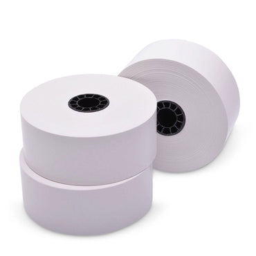 Iconex Sticky Media, 1.57" x 270 ft, White, 12 Rolls/Carton (ICX90230075)