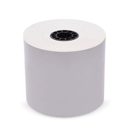 Iconex Sticky Media, 3.15" x 270 ft, White, 12 Rolls/Carton (ICX90230088)