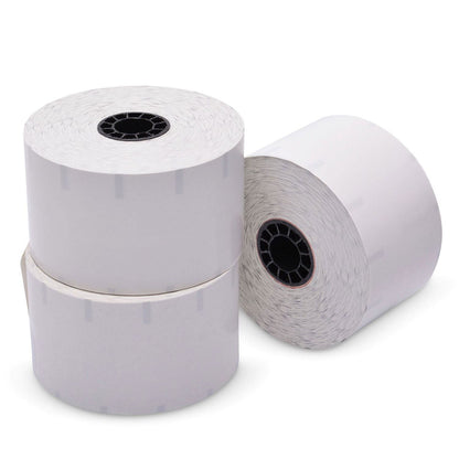 Iconex Sticky Media, 2.28" x 350 ft, White, 12 Rolls/Carton (ICX90232634)