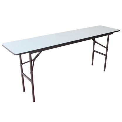 Interion Interion® Folding Wood Seminar Table, 72"W x 18"L, Gray (WB695834GY)