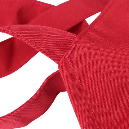 Hospeco® Mariposa Bib Apron 33x30 Red, Case of 48 (HOSAPRN-R-SPUN-CS)