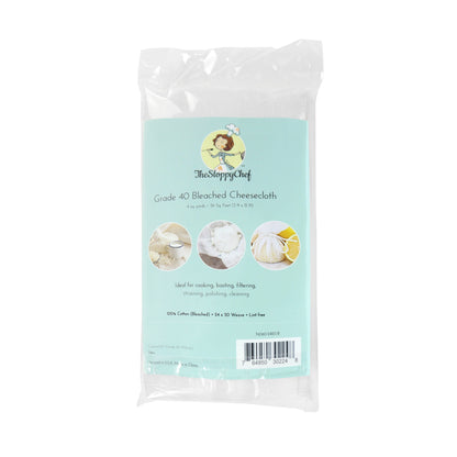Arkwright Home® Sloppy Chef Cheesecloth Bag, Bleached, Grade 40, 24x20 (N060-2420-B-CS)