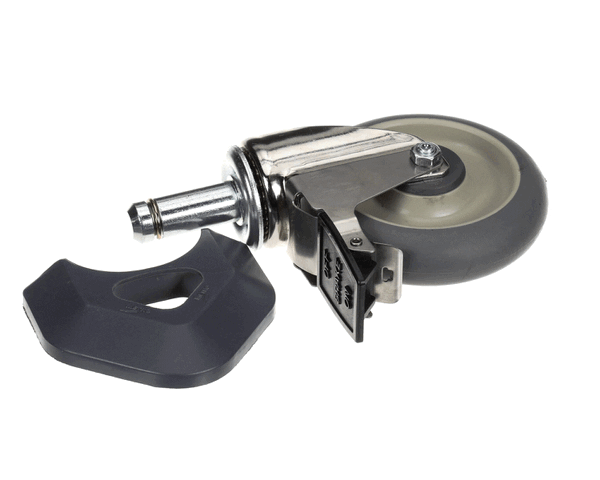 Intermetro 5Mdbxa 5" Caster Donut Wheel With Brake (IMI5MDBXA)