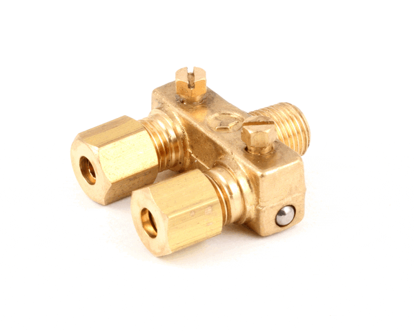Imperial 1003 Dual Pilot Valve 3/16 Cc X 1/8 Mpt Brass (IMP1003)