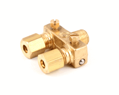 Imperial 1003 Dual Pilot Valve 3/16 Cc X 1/8 Mpt Brass (IMP1003)