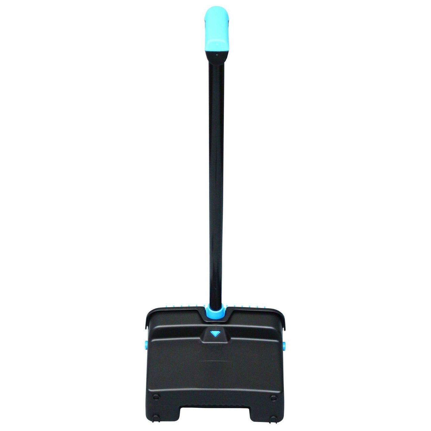 Impact LobbyMaster Plastic Dust Pan, 12.32" Wide, 31.84" Aluminum Handle, Blue/Black, 6/Carton (IMPT001101)