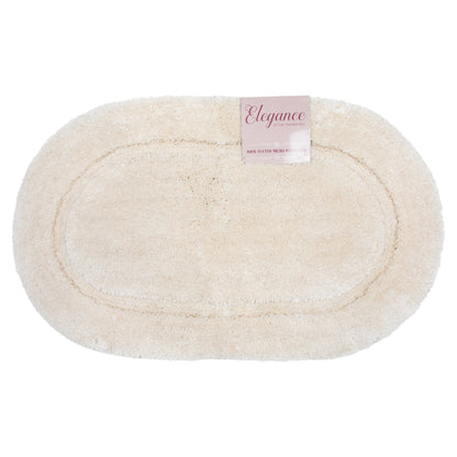 Arkwright Home® Elegance Oval Bath Rug, 24x40, Beige (P-ELEOV-2440-BG)