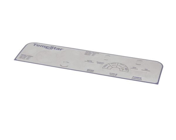 Jackson 9905-003-97-36 Decal,Tempstar Control Box, Rotary Switc (JAC9905-003-97-36)