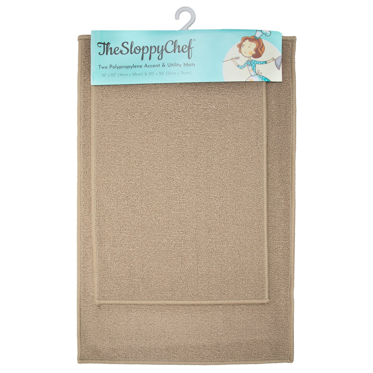 Arkwright Home® Sloppy Chef 2pc Rug Set 16x23 & 20x30 Assorted, 12/Case (JAKARTA-2PC-ASST-CS)