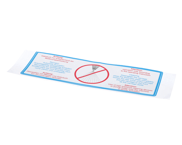 Jaccard 63.007.90 Label, Board, Main (JCC63-007-90)