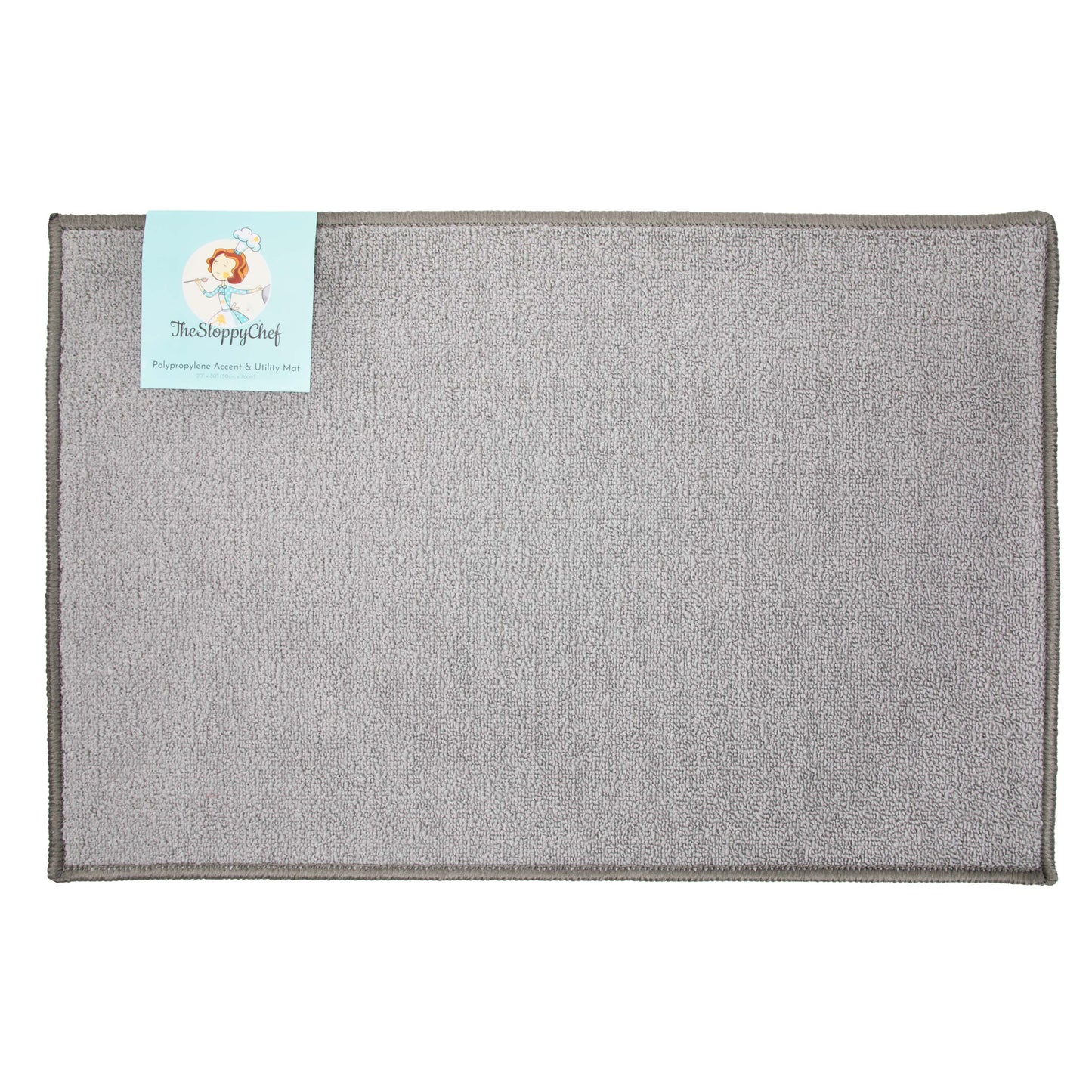 Sloppy Chef Accent Rug 20x30 Silver (PNP-JKT-20X30-SL)