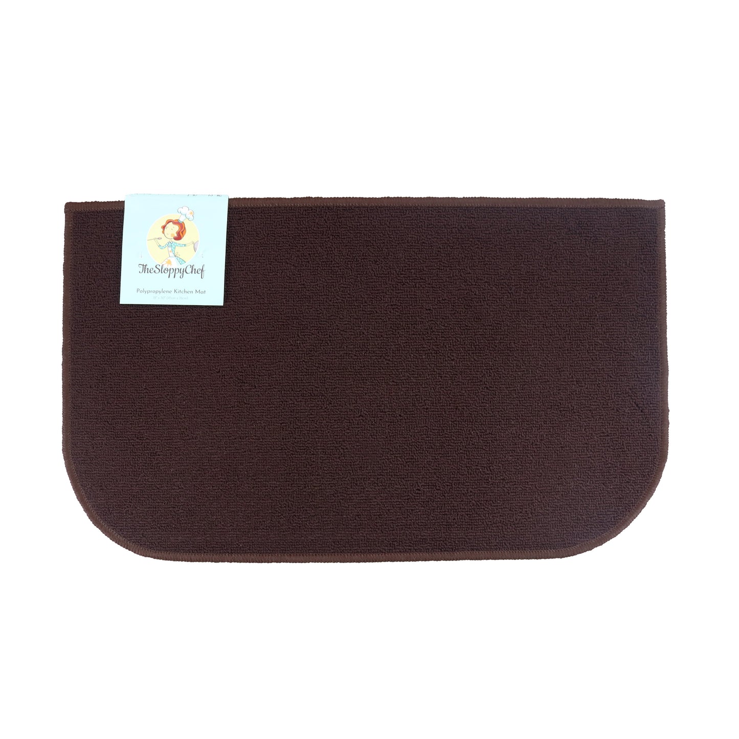 Arkwright Home® Sloppy Chef D-Shape Accent Rug 18x30 Assorted, 24/Case (JKT-DSH-AST-CS)