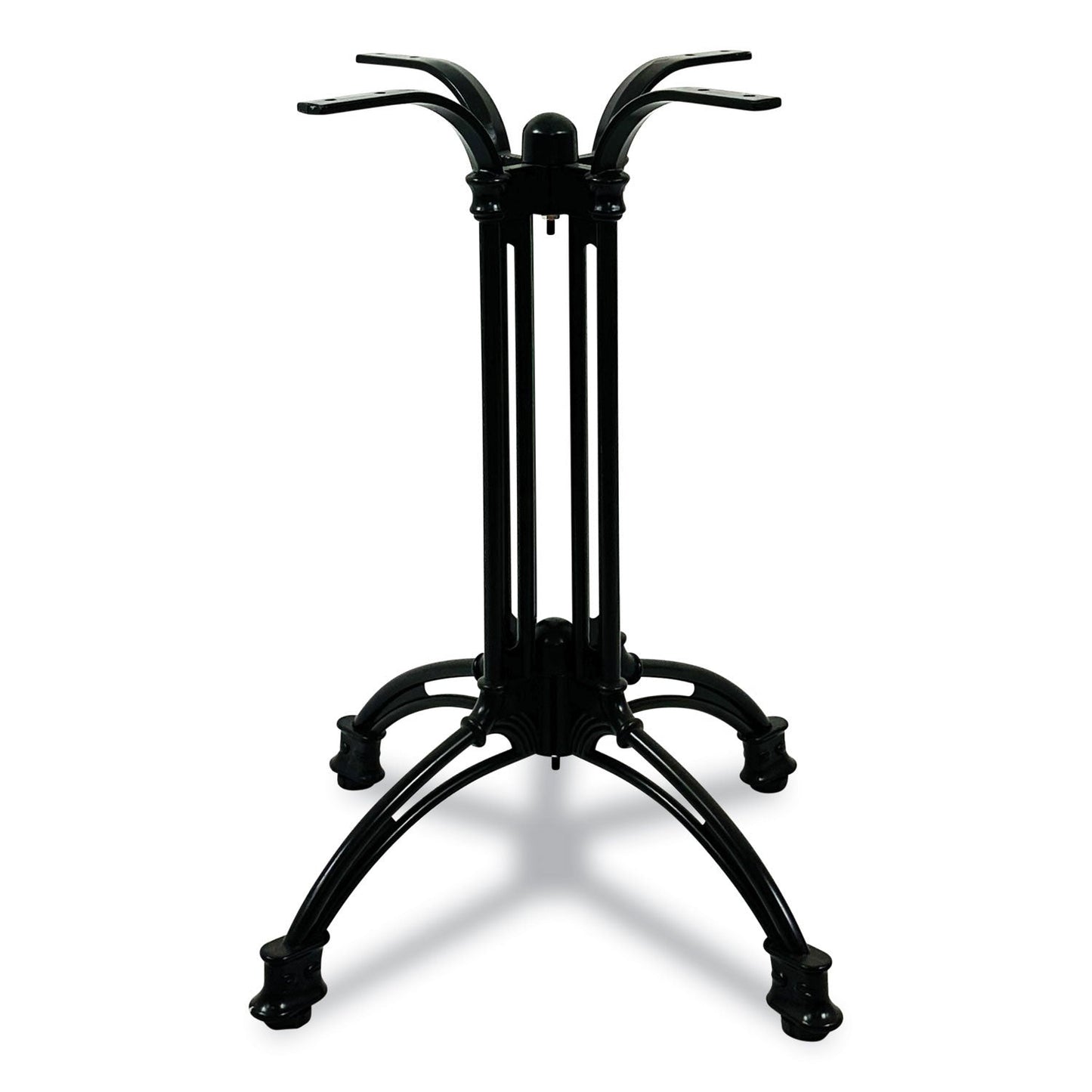 JMC Furniture Topalit Tables, Round, 36" dia x 29"h, Gray Top, Black Iron Base/Legs (JMC10636R7)