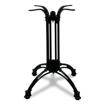 JMC Furniture Topalit Tables, Round, 36" dia x 29"h, Gray Top, Black Iron Base/Legs (JMC10636R7)