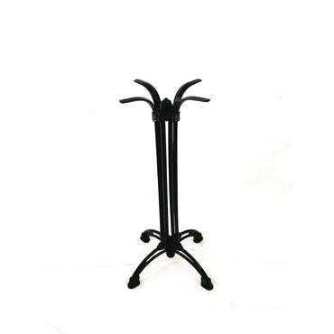 JMC Furniture Topalit Tables, Round, 24" dia x 42"h, Washington Pine Top, Black Aluminum Base/Legs (JMC106A24R7)