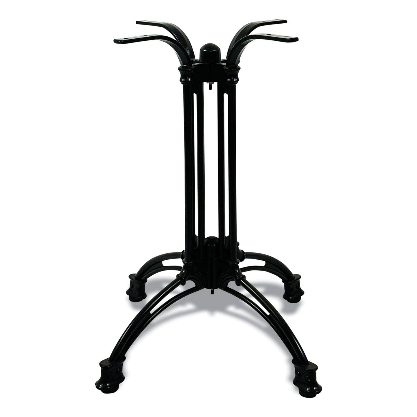 JMC Furniture Topalit Tables, Square, 32 x 32 x 29, Gray Top, Black Aluminum Base/Legs (JMC106C32327)