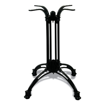 JMC Furniture Topalit Tables, Square, 32 x 32 x 29, Gray Top, Black Aluminum Base/Legs (JMC106C32327)