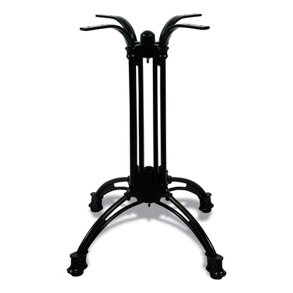 JMC Furniture Topalit Tables, Square, 32 x 32 x 29, Gray Top, Black Aluminum Base/Legs (JMC106C32327)