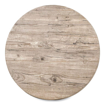 JMC Furniture Topalit Tables, Round, 36" dia x 29"h, Gray Top, Black Aluminum Base/Legs (JMC106C36R7)