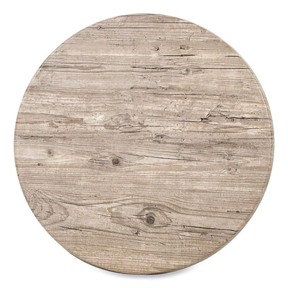 JMC Furniture Topalit Tables, Round, 36" dia x 29"h, Gray Top, Black Aluminum Base/Legs (JMC106C36R7)