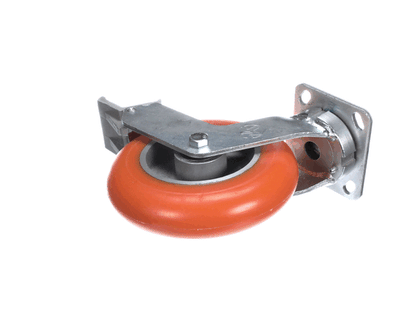 Jones Zylon 486822 Cstr, 8" Orange Swivel W/Brake (JON486822)