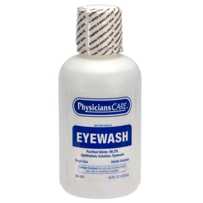 Physicians Care® Eyewash Solution, 16 oz. Bottle w/ Screw Cap (HOSK-FAK-24-101)