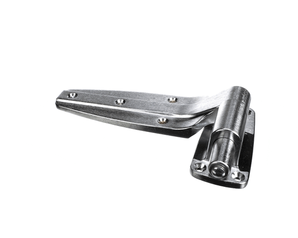 Kason KAS11248000028 Door Hinge, Cam Rise, Spring Assist, Flush Mount, Reversible, Brushed Chrome, Walk-In (KAS11248000028)