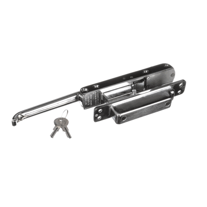 Kason 531C-00004 Latch Chrome W/ Cylinder Lock (KAS531C-00004)