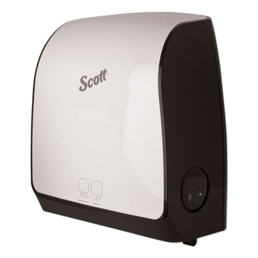 Scott Pro Electronic Hard Roll Towel Dispenser, 12.66 x 9.18 x 16.44, White (KCC34349)
