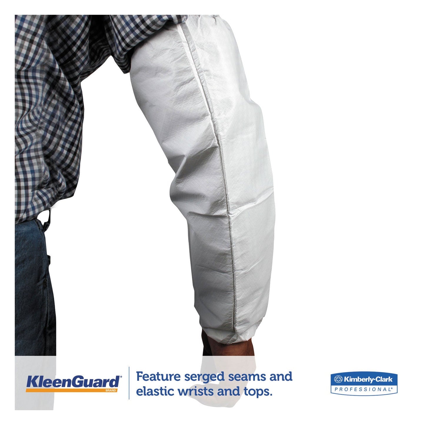 KleenGuard A40 Sleeve Protectors, One Size Fits Most, White, 200/Carton (KCC44480)