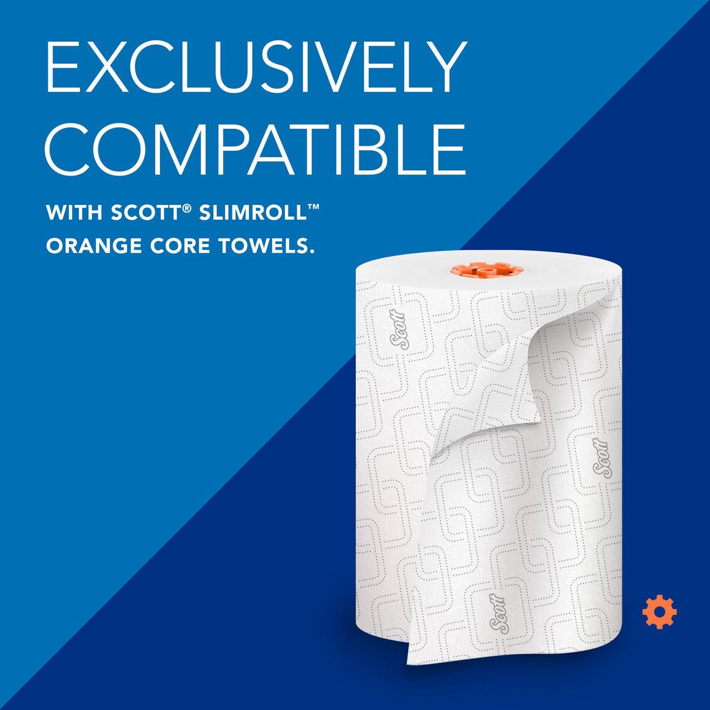 Scott Slimroll Manual Towel Dispenser, 12.65 x 13.02 x 7.18, White (KCC47091)