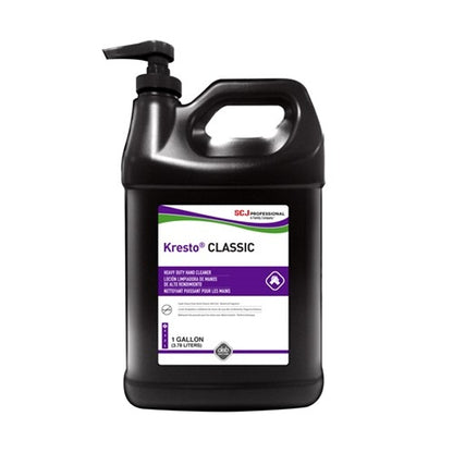SC Johnson Professional® Kresto® Classic Industrial Hand Cleaner, 1 Gallon Bottle with Pump, Case of 4 (SJNKCL1G)