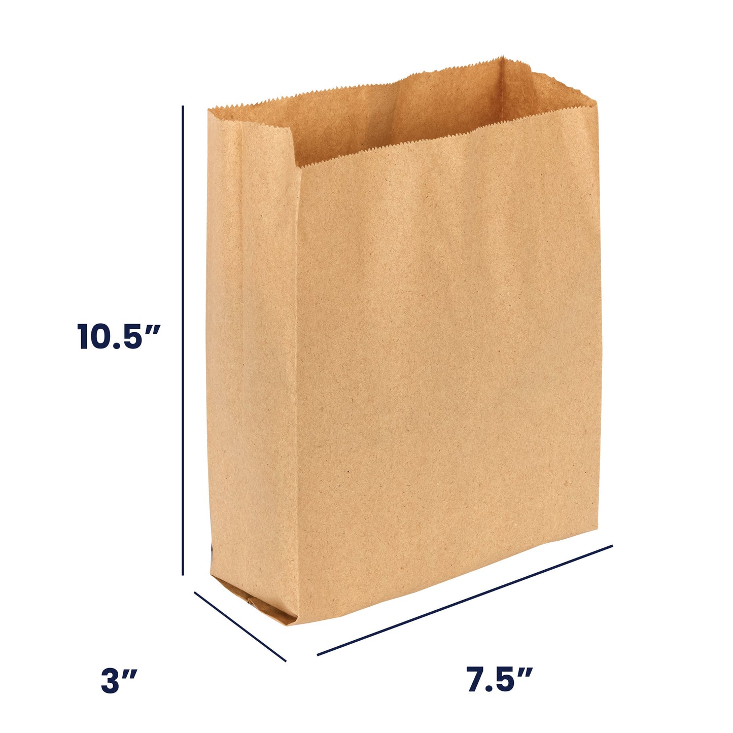 Hospeco® Health Gards® Menstrual Care Receptacle Liners, Brown, 7.5x10.5x3, 500/Case (HOSKL)