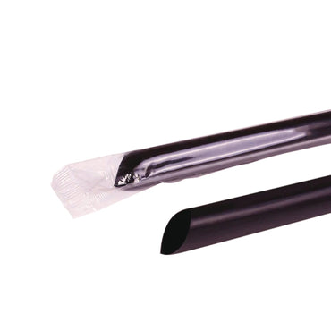 Karat Boba Straws, 9", Black, 1,600/Carton (KRTC9060SBLACK)