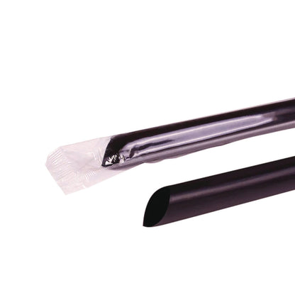 Karat Boba Straws, 9", Black, 1,600/Carton (KRTC9060SBLACK)